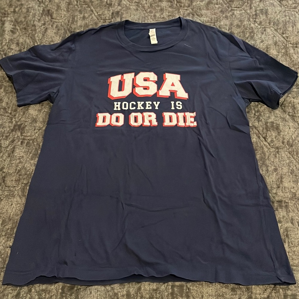 Barstool “USA hockey is do or die” T-shirt